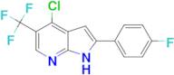 4-CHLORO-2-(4-FLUOROPHENYL)-5-(TRIFLUOROMETHYL)-1H-PYRROLO[2,3-B]PYRIDINE