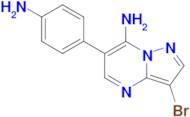 6-(4-AMINOPHENYL)-3-BROMOPYRAZOLO[1,5-A]PYRIMIDIN-7-AMINE