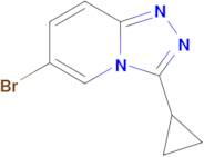 6-BROMO-3-CYCLOPROPYL-[1,2,4]TRIAZOLO[4,3-A]PYRIDINE