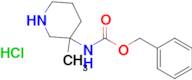 BENZYL (3-METHYLPIPERIDIN-3-YL)CARBAMATE HCL