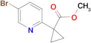 Methyl 1-(5-bromopyridin-2-yl)cyclopropanecarboxylate