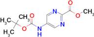 METHYL 5-((TERT-BUTOXYCARBONYL)AMINO)PYRIMIDINE-2-CARBOXYLATE