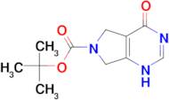 TERT-BUTYL 4-OXO-5,7-DIHYDRO-3H-PYRROLO[3,4-D]PYRIMIDINE-6(4H)-CARBOXYLATE