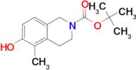 TERT-BUTYL 6-HYDROXY-5-METHYL-3,4-DIHYDROISOQUINOLINE-2(1H)-CARBOXYLATE