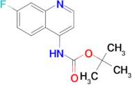 TERT-BUTYL 7-FLUOROQUINOLIN-4-YLCARBAMATE