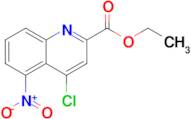 ETHYL 4-CHLORO-5-NITROQUINOLINE-2-CARBOXYLATE