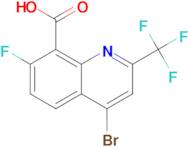 4-BROMO-7-FLUORO-2-(TRIFLUOROMETHYL)-8-QUINOLINECARBOXYLIC ACID