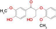 3-HYDROXY-1-(4-HYDROXY-3-METHOXYPHENYL)-2-(2-METHOXYPHENOXY)PROPAN-1-ONE