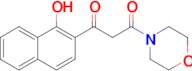 1-(1-HYDROXYNAPHTHALEN-2-YL)-3-MORPHOLINOPROPANE-1,3-DIONE