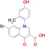 7-BROMO-1-(4-HYDROXY-2-METHYLPHENYL)-4-OXO-1,4-DIHYDROQUINOLINE-3-CARBOXYLIC ACID