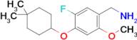 4-[(4,4-DIMETHYLCYCLOHEXYL)OXY]-5-FLUORO-2-METHOXY-BENZENEMETHANAMINE