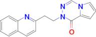 2-(2-(QUINOLIN-2-YL)ETHYL)PYRROLO[1,2-D][1,2,4]TRIAZIN-1(2H)-ONE