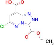 6-CHLORO-3-(ETHOXYCARBONYL)-1,8A-DIHYDRO-[1,2,4]TRIAZOLO[4,3-B]PYRIDAZINE-8-CARBOXYLIC ACID