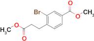 METHYL 3-BROMO-4-(3-METHOXY-3-OXOPROPYL)BENZOATE
