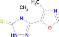 2,4-DIHYDRO-4-METHYL-5-(4-METHYL-5-OXAZOLYL)-3H-1,2,4-TRIAZOLE-3-THIONE