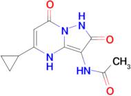 N-(5-CYCLOPROPYL-2,7-DIOXO-1,2,4,7-TETRAHYDROPYRAZOLO[1,5-A]PYRIMIDIN-3-YL)ACETAMIDE