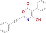 4-HYDROXY-5-PHENYL-2-(PHENYLETHYNYL)-6H-1,3-OXAZIN-6-ONE