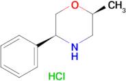 (2S,5S)-2-METHYL-5-PHENYLMORPHOLINE HCL