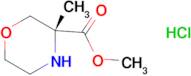 (R)-METHYL 3-METHYLMORPHOLINE-3-CARBOXYLATE HCL