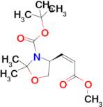 (S,Z)-TERT-BUTYL 4-(3-METHOXY-3-OXOPROP-1-EN-1-YL)-2,2-DIMETHYLOXAZOLIDINE-3-CARBOXYLATE