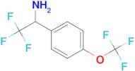 2,2,2-TRIFLUORO-1-(4-(TRIFLUOROMETHOXY)PHENYL)ETHANAMINE