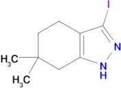 3-IODO-6,6-DIMETHYL-4,5,6,7-TETRAHYDRO-1H-INDAZOLE