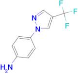 4-(4-(TRIFLUOROMETHYL)-1H-PYRAZOL-1-YL)ANILINE