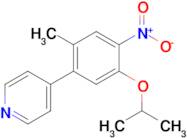 4-(5-ISOPROPOXY-2-METHYL-4-NITROPHENYL)PYRIDINE