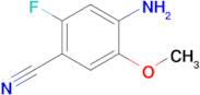 4-Amino-2-fluoro-5-methoxybenzonitrile