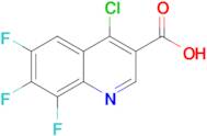 4-CHLORO-6,7,8-TRIFLUOROQUINOLINE-3-CARBOXYLIC ACID