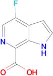 4-FLUORO-1H-PYRROLO[2,3-C]PYRIDINE-7-CARBOXYLIC ACID