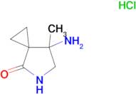 7-AMINO-7-METHYL-5-AZASPIRO[2.4]HEPTAN-4-ONE HYDROCHLORIDE