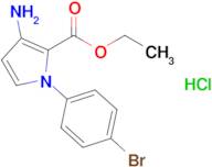 ETHYL 3-AMINO-1-(4-BROMOPHENYL)-1H-PYRROLE-2-CARBOXYLATE HCL