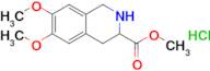 METHYL 6,7-DIMETHOXY-1,2,3,4-TETRAHYDROISOQUINOLINE-3-CARBOXYLATE HCL