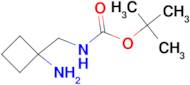 tert-Butyl ((1-aminocyclobutyl)methyl)carbamate