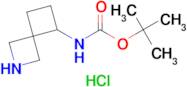 TERT-BUTYL 2-AZASPIRO[3.3]HEPTAN-5-YLCARBAMATE HYDROCHLORIDE