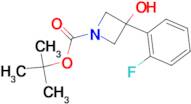 TERT-BUTYL 3-(2-FLUOROPHENYL)-3-HYDROXYAZETIDINE-1-CARBOXYLATE