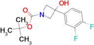 TERT-BUTYL 3-(3,4-DIFLUOROPHENYL)-3-HYDROXYAZETIDINE-1-CARBOXYLATE