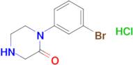 1-(3-BROMOPHENYL)PIPERAZIN-2-ONE HCL