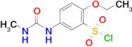 2-ETHOXY-5-(3-METHYLUREIDO) BENZENE-1-SULFONYL CHLORIDE