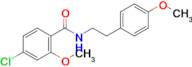 N-(4-METHOXYPHENETHYL)-4-CHLORO-2-METHOXYBENZAMIDE