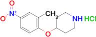 4-(2'-METHYL-4'-NITROPHENOXY) PIPERIDINE HCL