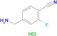 4-(AMINOMETHYL)-2-FLUOROBENZONITRILE HCL