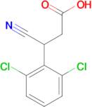 3-(2,6-DICHLOROPHENYL)-3-CYANOPROPANOIC ACID