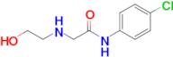 2-(2-HYDROXYETHYLAMINO)-N-(4-CHLOROPHENYL)ACETAMIDE