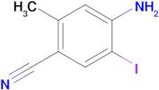 4-AMINO-5-IODO-2-METHYLBENZONITRILE