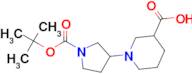 1-(1-(tert-Butoxycarbonyl)pyrrolidin-3-yl)piperidine-3-carboxylic acid