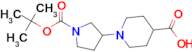 1-(1-(TERT-BUTOXYCARBONYL)PYRROLIDIN-3-YL)PIPERIDINE-4-CARBOXYLIC ACID