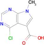 4-CHLORO-7-METHYL-7H-PYRROLO[2,3-D]PYRIMIDINE-5-CARBOXYLIC ACID
