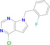 7-(2-FLUOROBENZYL)-4-CHLORO-7H-PYRROLO[2,3-D]PYRIMIDINE